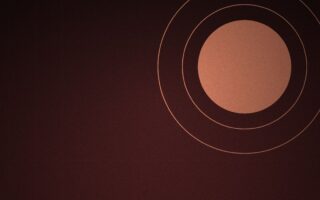 Ilustrasi lingkaran konsentris sebagai gambaran lensa kamera