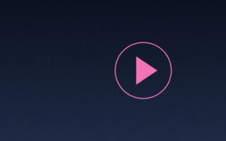Ilustrasi tombol putar untuk video TikTok